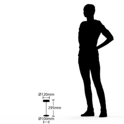Lucande LED-Akkutischleuchte Tibia, schwarz, Alu, USB, IP54