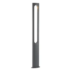 Lucande LED-Außenleuchte Dovino, 150 cm, dunkelgrau, IP65