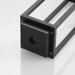Lucande LED-Außenleuchte Mirina, schwarz, Akku, Touchdimmer