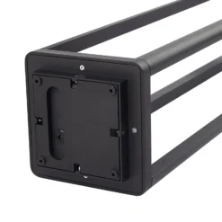 Lucande LED-Außenleuchte Thorvid, Höhe 180 cm, schwarz