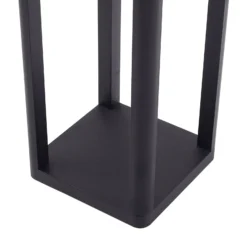 Lucande LED-Außenleuchte Thorvid, Höhe 180 cm, schwarz