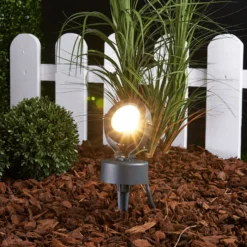 Lucande LED-Außenstrahler Gavin, 33 cm, anthrazit, Aluminium