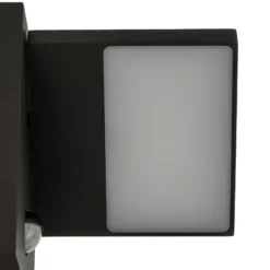 Lucande LED-Außenwandlampe Silvan, anthrazit, Sensor, IP54