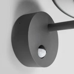 Lucande LED-Außenwandleuchte Fenia, Sensor, IP54, anthrazit