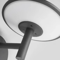 Lucande LED-Außenwandleuchte Fenia, Sensor, IP54, anthrazit
