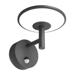Lucande LED-Außenwandleuchte Fenia, Sensor, IP54, anthrazit