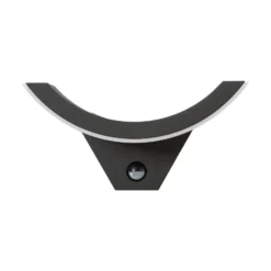 Lucande LED-Außenwandleuchte Half, Sensor, anthrazit, IP54