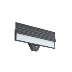 Lucande LED-Außenwandleuchte Melira, Sensor, anthrazit, IP65