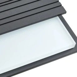 Lucande LED-Außenwandleuchte Melira, Sensor, anthrazit, IP65