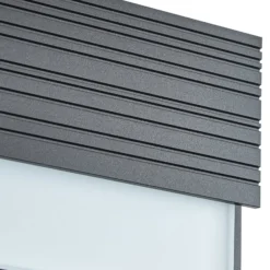 Lucande LED-Außenwandleuchte Melira, Sensor, anthrazit, IP65