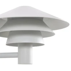 Lucande LED-Außenwandleuchte Montaro, weiß, IP54, Sensor