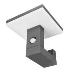 Lucande LED-Außenwandleuchte Olesia, Sensor, 15 cm, IP54
