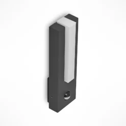 Lucande LED-Außenwandleuchte Virgalia, Bewegungsmelder, IP54