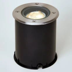Lucande LED-Bodeneinbauleuchte Jos, rund, schwenkbar, IP67