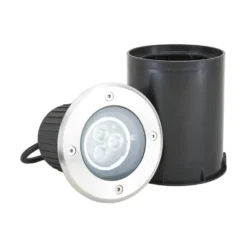 Lucande LED-Bodeneinbauleuchte Jos, rund, schwenkbar, IP67