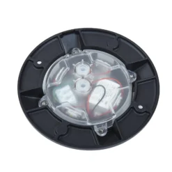 Lucande LED-Bodenstrahler Jeffrey, schwarz, 4 Lichtaustritte