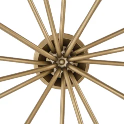 Lucande LED-Deckenlampe Ariadne, Ø 57cm, gold matt, 20-flg.