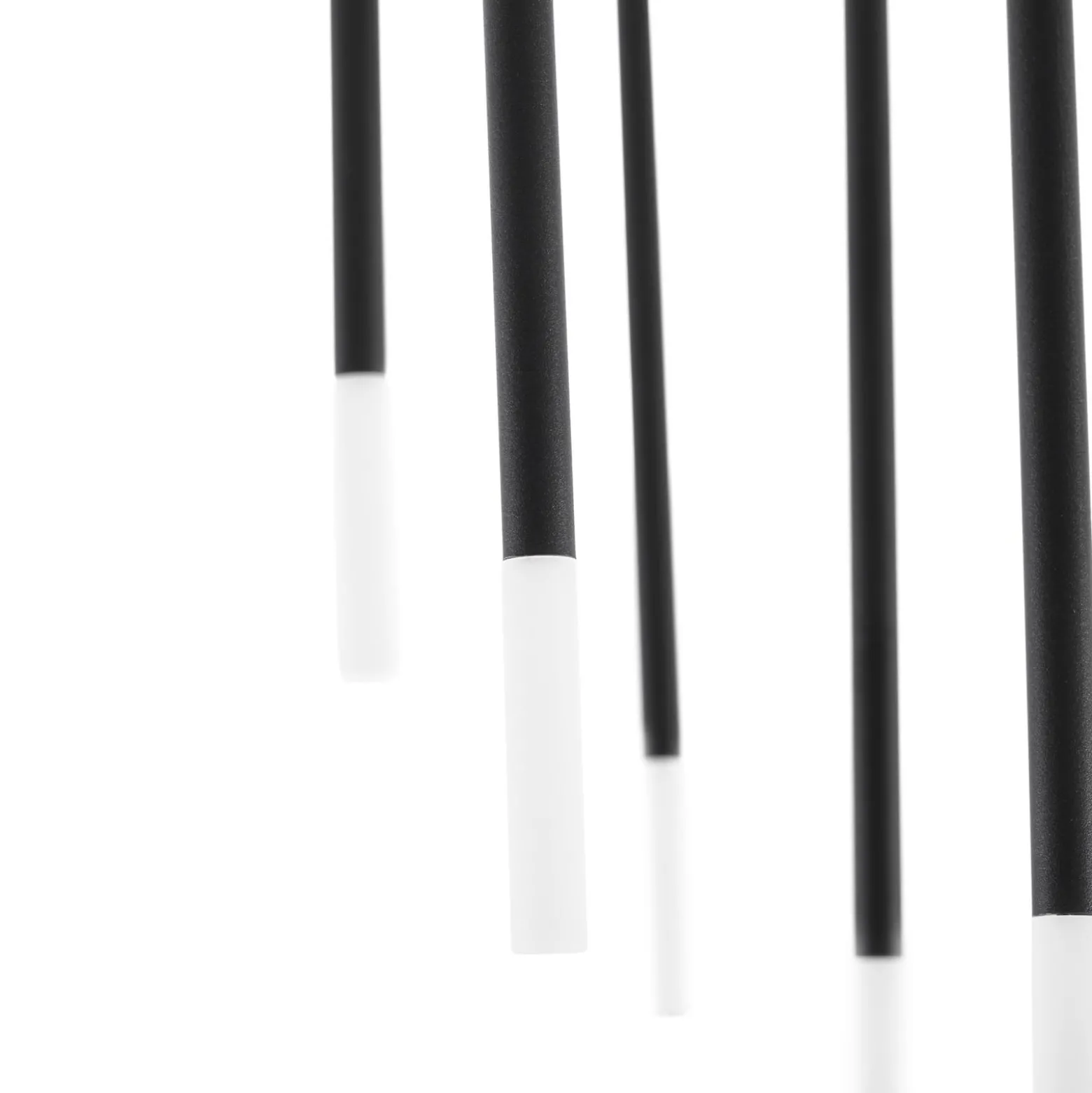 Lucande LED-Deckenlampe Ariadne, Ø57cm, schwarz matt, 20-flg