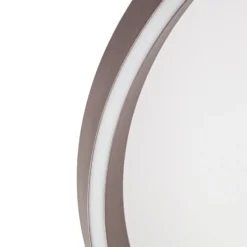 Lucande LED-Deckenlampe Rylan, braun, Ø 62 cm, dimmbar, CCT