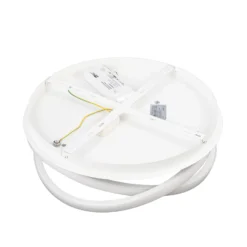 Lucande LED-Deckenleuchte Aldric, weiß, Aluminium, Ø 45 cm