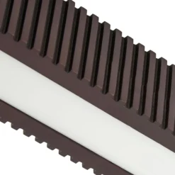 Lucande LED-Deckenleuchte Emara, holz dunkel, Eiche, dimmbar