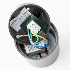 Lucande LED-Deckenleuchte Meret, rund, anthrazit, Metall