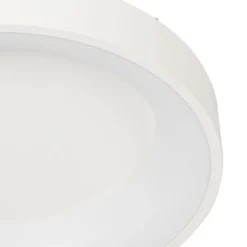 Lucande LED-Deckenleuchte Samvel, Ø 38,4 cm, Weiß, Eisen