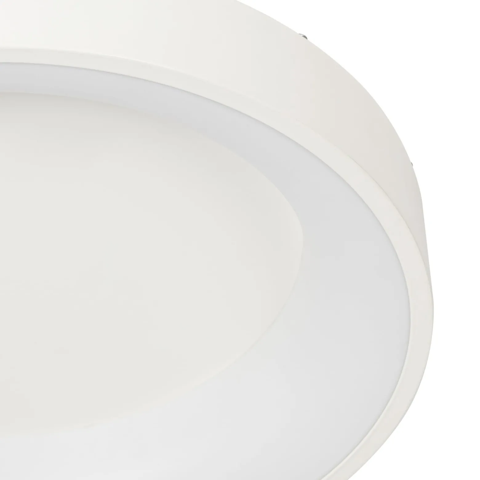 Lucande LED-Deckenleuchte Samvel, Ø 38,4 cm, Weiß, Eisen