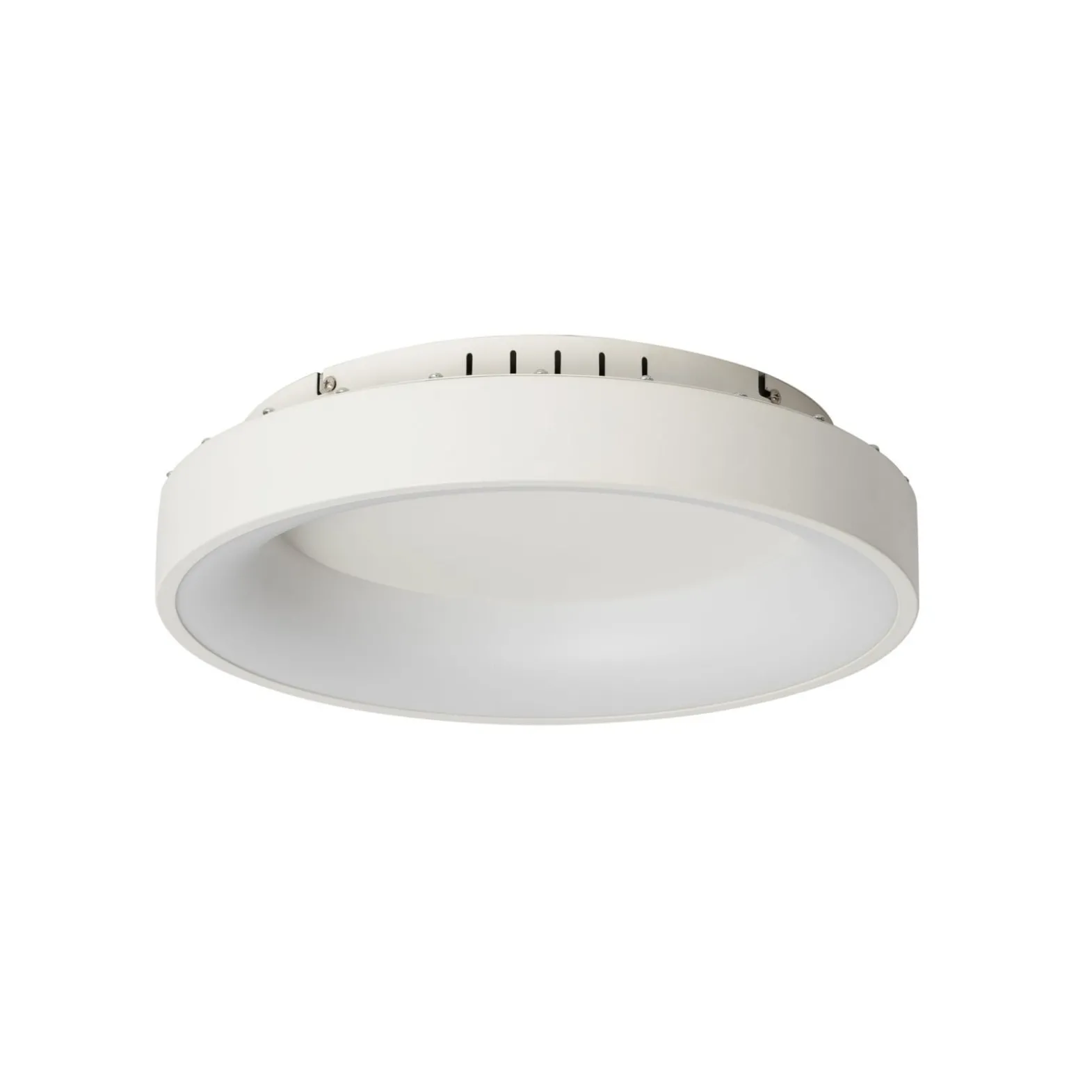 Lucande LED-Deckenleuchte Samvel, Ø 38,4 cm, Weiß, Eisen