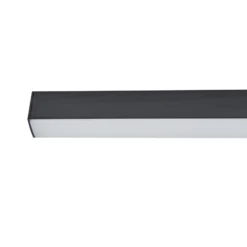 Lucande LED-Deckenleuchte Teniona, 101 cm, schwarz, Alu
