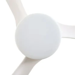 Lucande LED-Deckenventilator Airona, weiß, DC, leise, dim.
