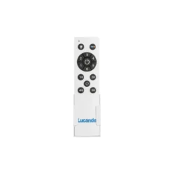 Lucande LED-Deckenventilator Brinia, Ø 132 cm, Holz, CCT