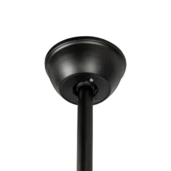 Lucande LED-Deckenventilator Divian, schwarz, DC, leise, CCT
