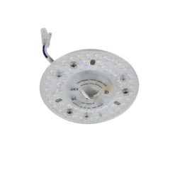 Lucande LED-Deckenventilator Kayu, weiß/holz, DC, 132 cm