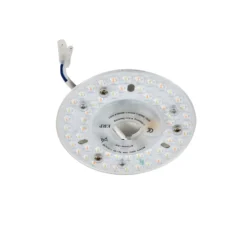 Lucande LED-Deckenventilator Kayu, weiß/holz, DC, 132 cm