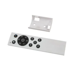 Lucande LED-Deckenventilator Kayu, weiß/holz, DC, 132 cm