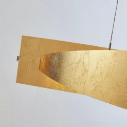 Lucande LED-Hängeleuchte Marija, 101 cm, goldfarben, dimmbar