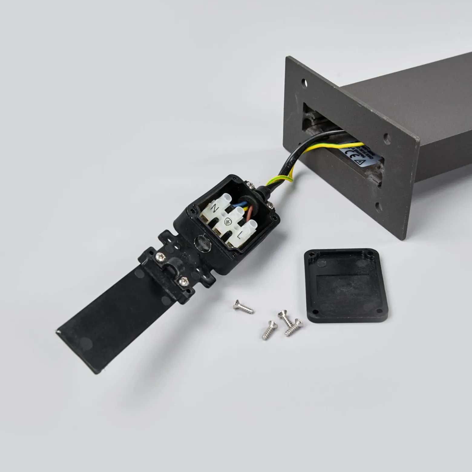 Lucande LED-Pollerlampe Juvia, 60 cm, Bewegungsmelder, IP54