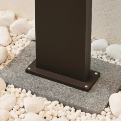 Lucande LED-Pollerleuchte Silvan, 100 cm, anthrazit, Metall