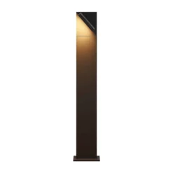 Lucande LED-Pollerleuchte Silvan, 100 cm, anthrazit, Metall
