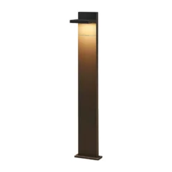 Lucande LED-Pollerleuchte Silvan, 100 cm, anthrazit, Metall