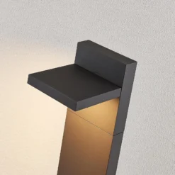 Lucande LED-Pollerleuchte Silvan, 100 cm, anthrazit, Metall