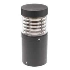 Lucande LED-Sockellampe Lucius, 27cm, anthrazit, IP54