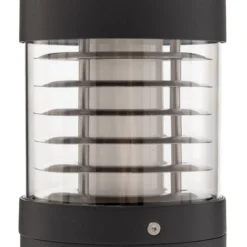 Lucande LED-Sockellampe Lucius, 27cm, anthrazit, IP54