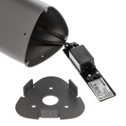 Lucande LED-Sockellampe Pirron, 50 cm, dreieckig, IP54