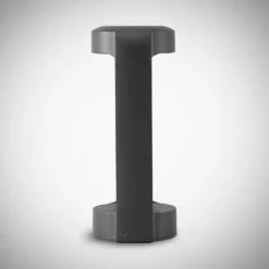 Lucande LED-Sockelleuchte Habsa, 30 cm, anthrazit, Metall