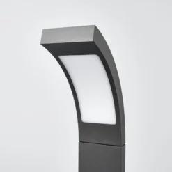 Lucande LED-Sockelleuchte Juvia, 40 cm, anthrazit, IP54