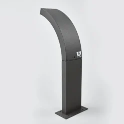 Lucande LED-Sockelleuchte Juvia, 40 cm, anthrazit, IP54