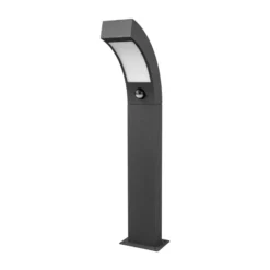 Lucande LED-Sockelleuchte Lennik, Sensor, 60 cm, anthrazit