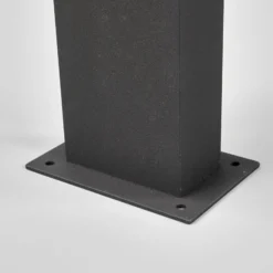 Lucande LED-Sockelleuchte Lennik, Sensor, 60 cm, anthrazit